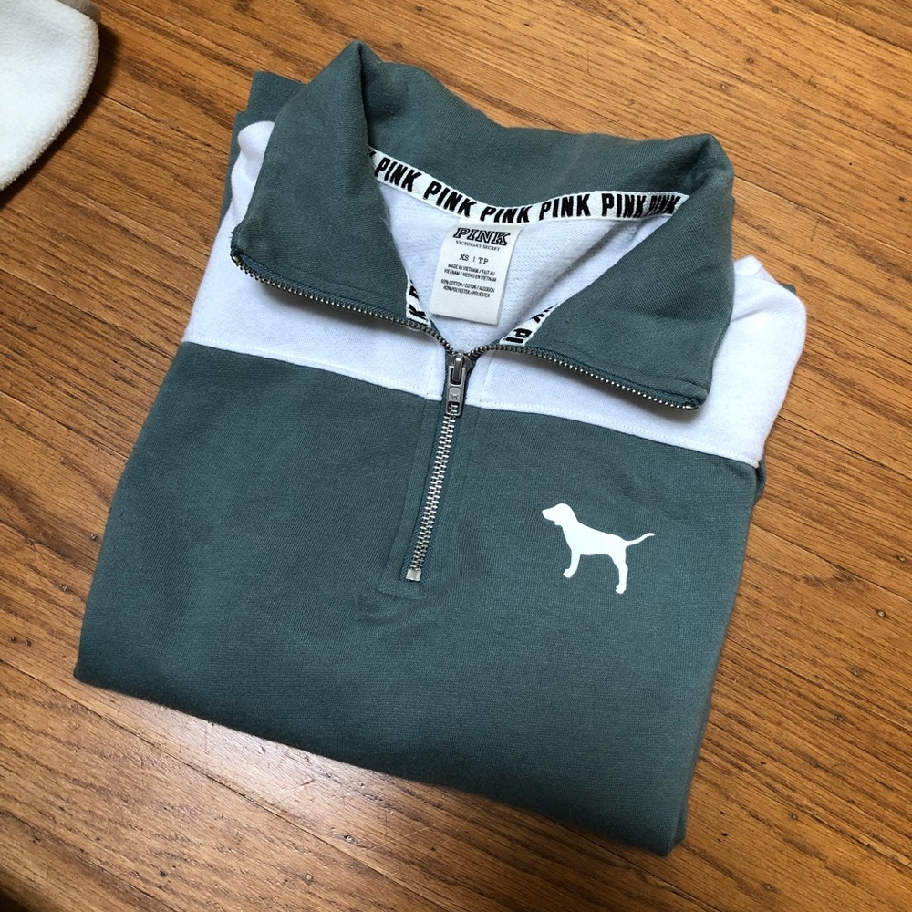 VS Pink Quarter Zip